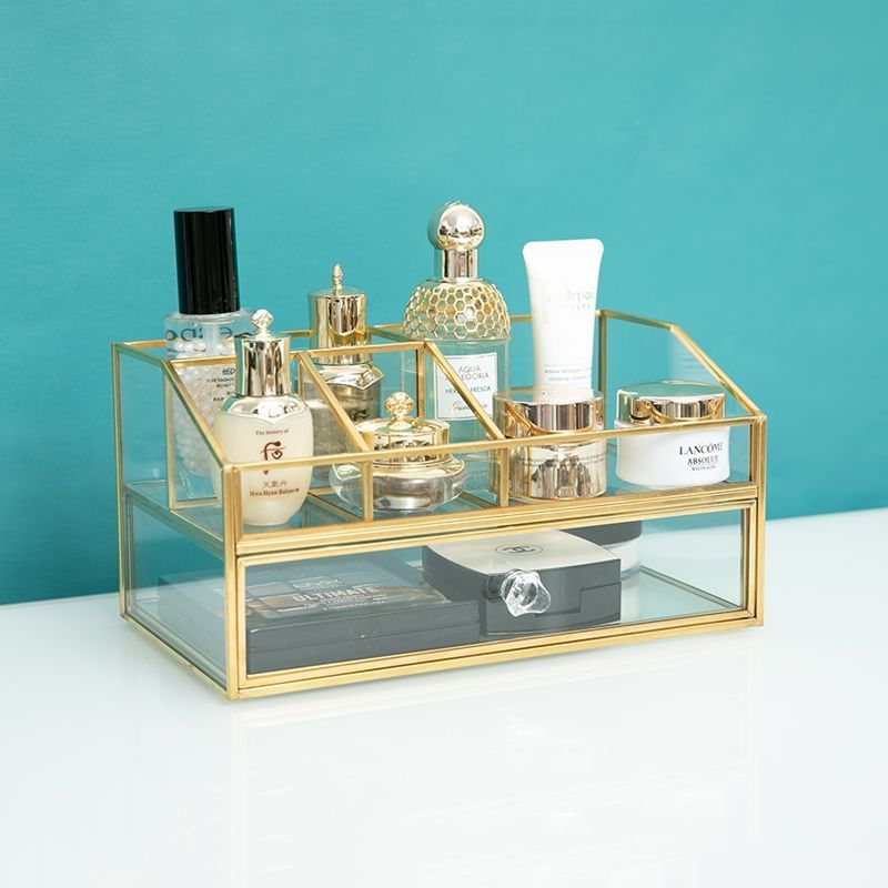 Luxury Skincare Box - صندوق تخزين زجاجي فاخر بتصميم نورديك