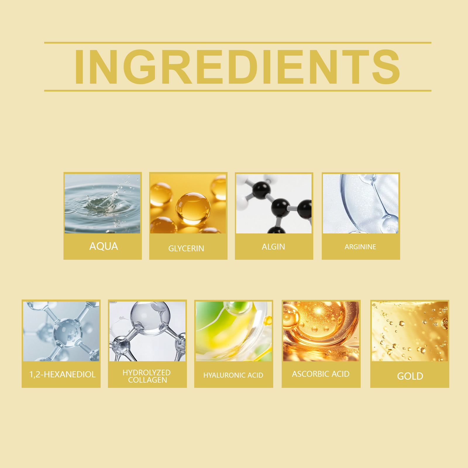 قناع عين مرطب ومصلح بالذهب عيا - مراجعة Luxury Skincare Treatments وسعره