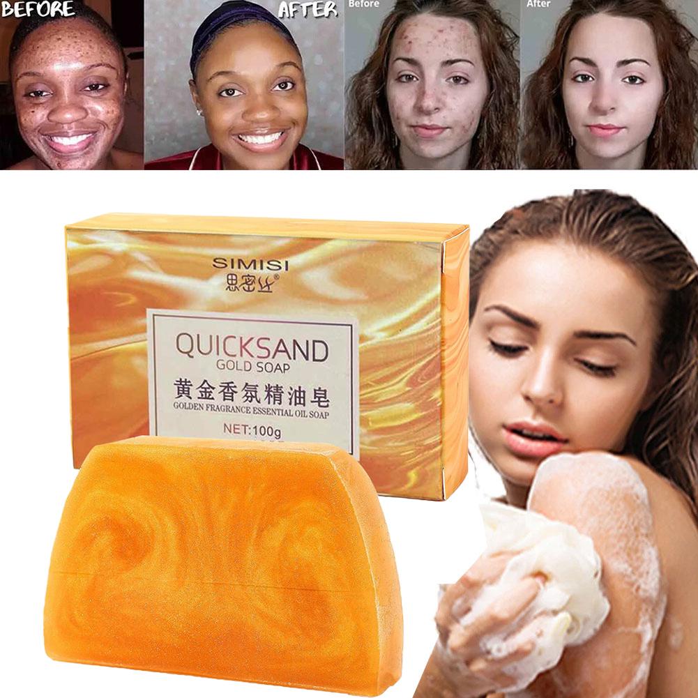 صابون ذهبي يدوي الصنع على شكل  - مراجعة Luxury Skincare Oil وسعره