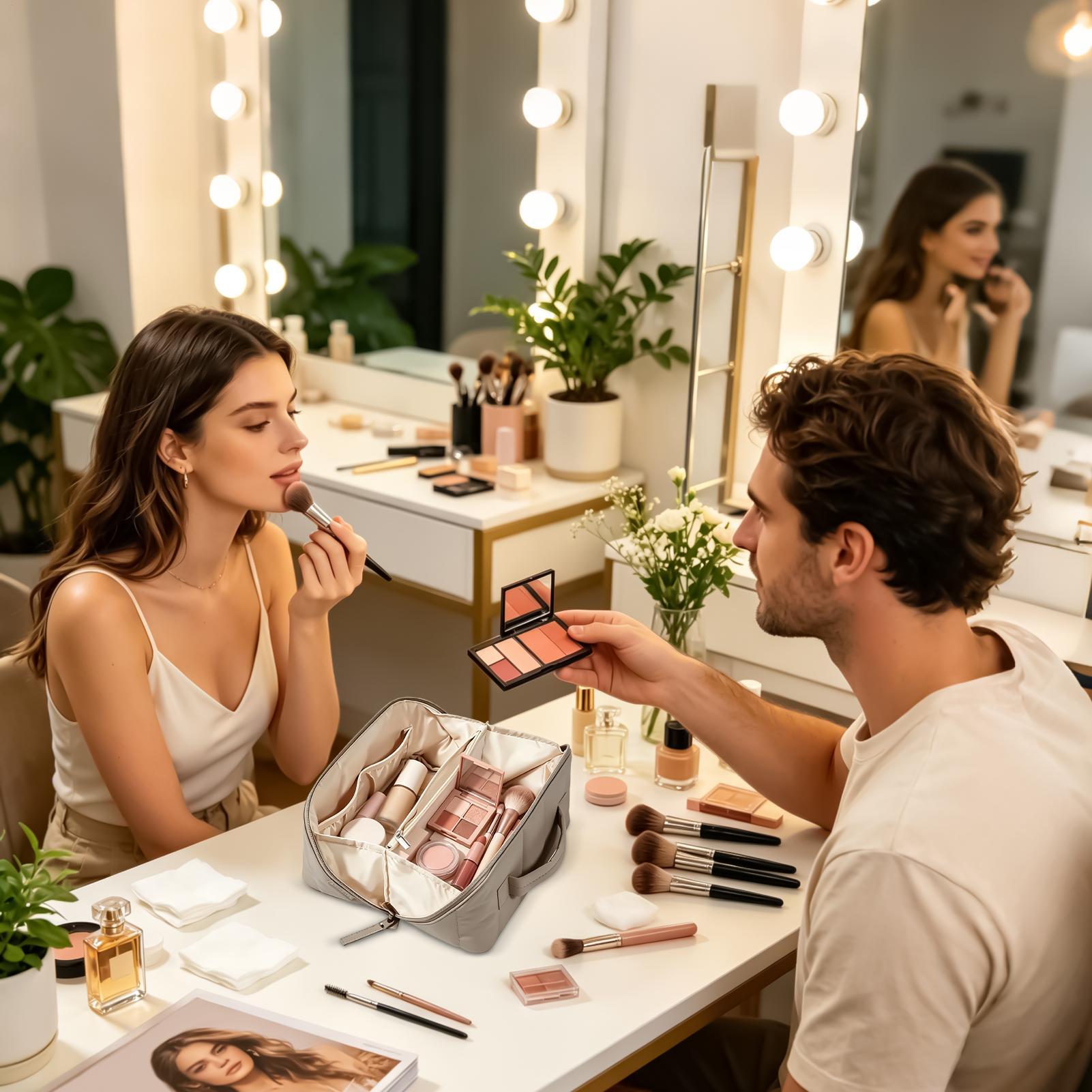 منظم مكياج فاخر للسيدات، حقيبة - مراجعة Luxury Skincare Box وسعره