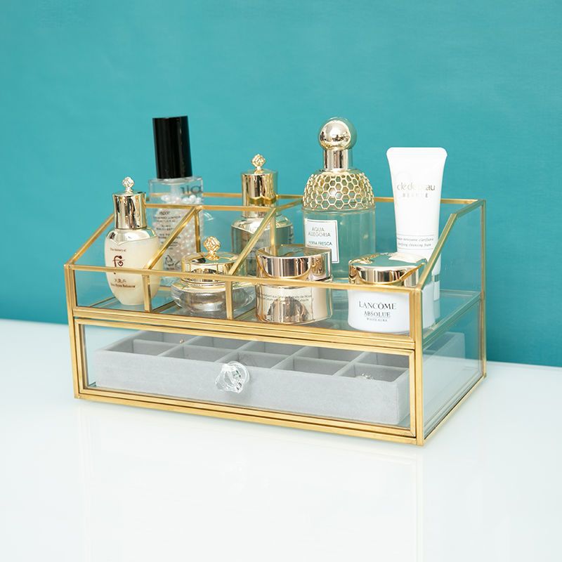 صندوق تخزين زجاجي فاخر بتصميم  - مراجعة Luxury Skincare Box وسعره